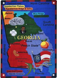 Joy Carpets Kid Essentials State the Facts  Georgia Multi